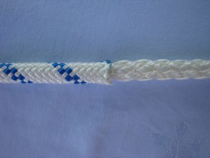 dvojno pletene navtične vrvi